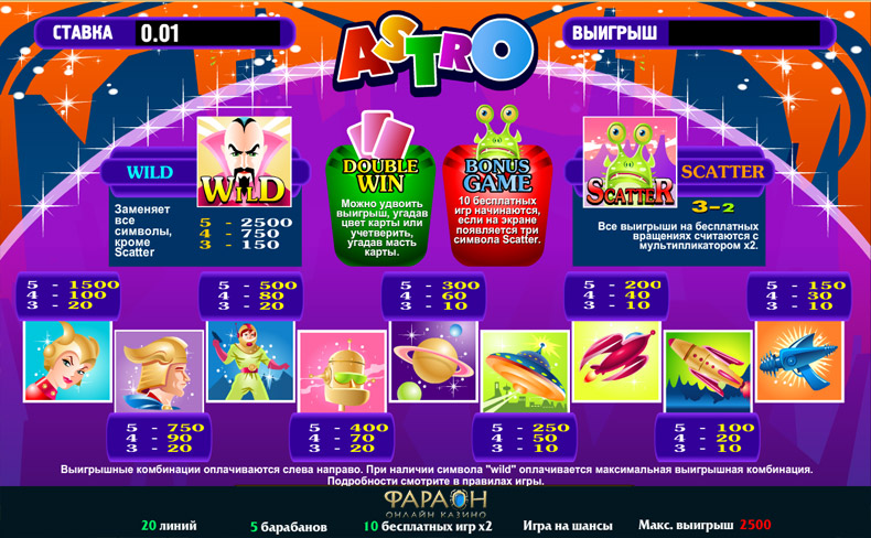 Astro Игровой Автомат. 